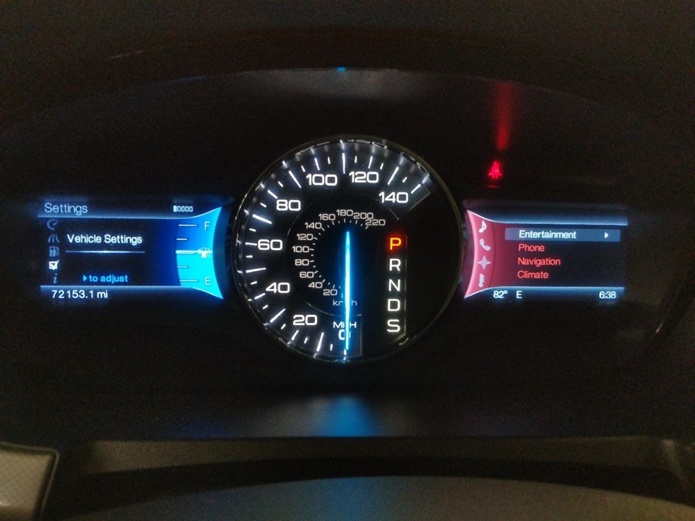 2013 Ford Edge - Odometer Close Up