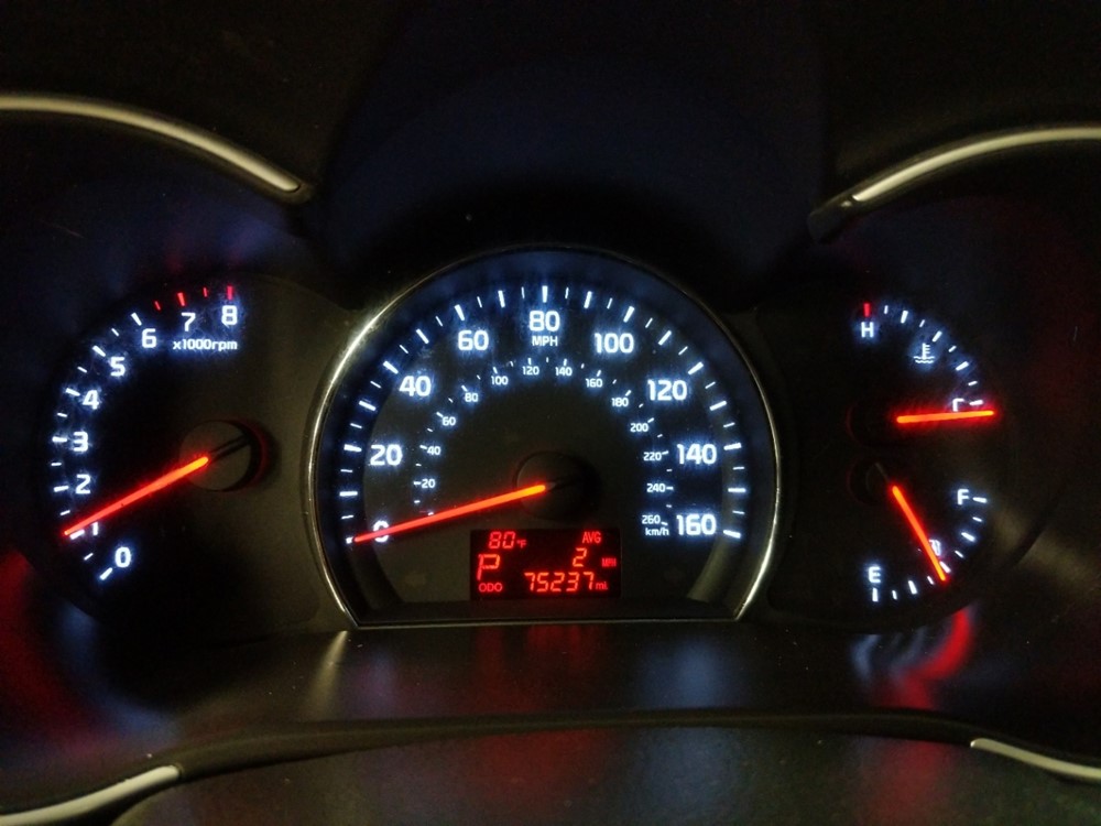 2014 Kia Sorento - Odometer Close Up