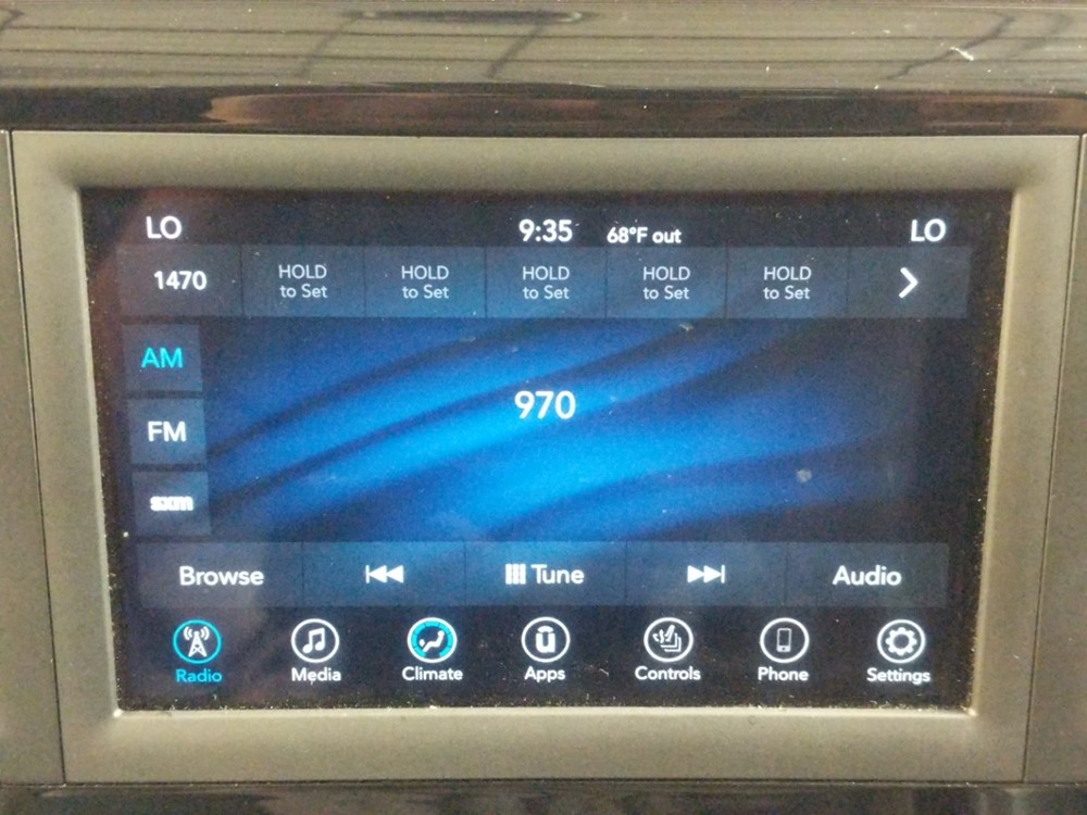 2018 Chrysler Pacifica - Stereo Package
