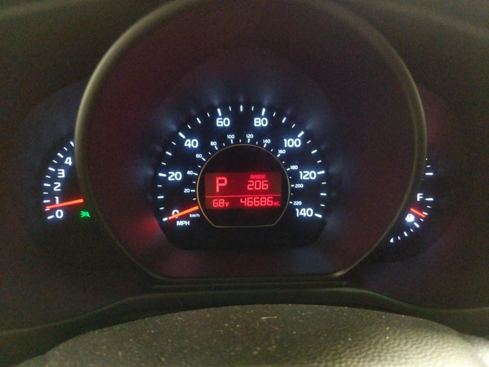 2018 Kia Soul - Odometer Close Up