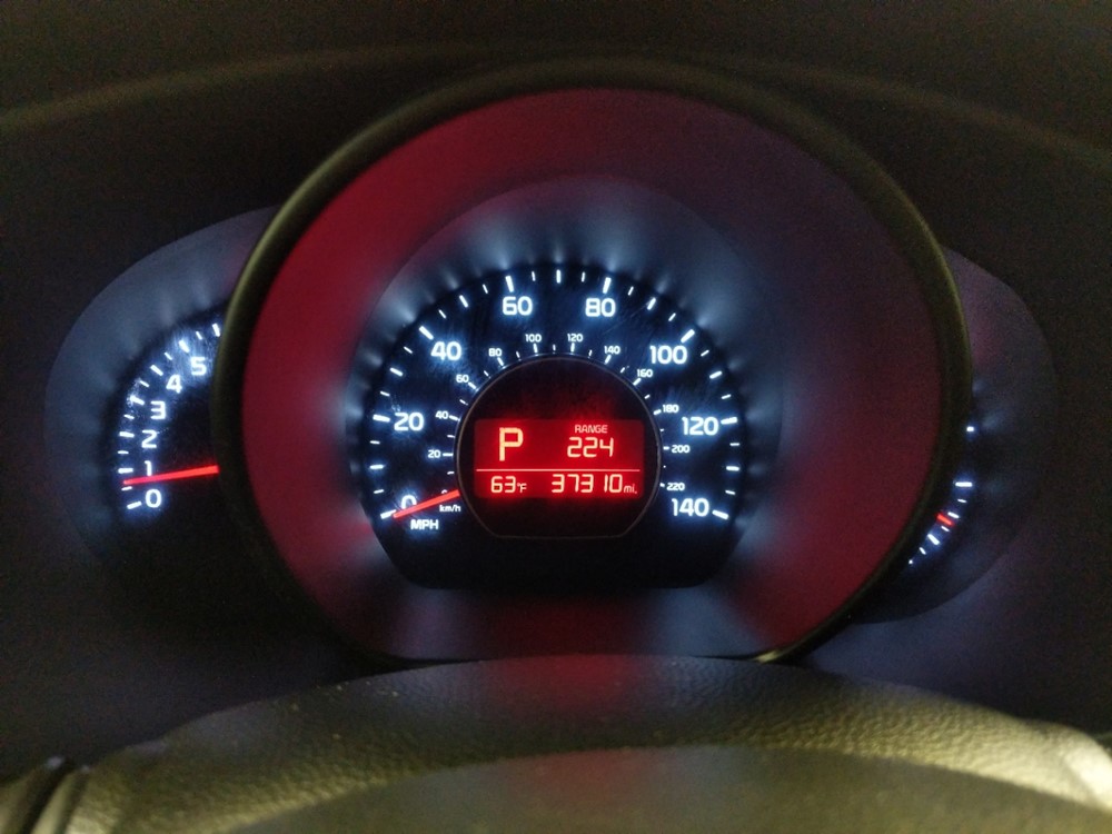 2017 Kia Soul - Odometer Close Up