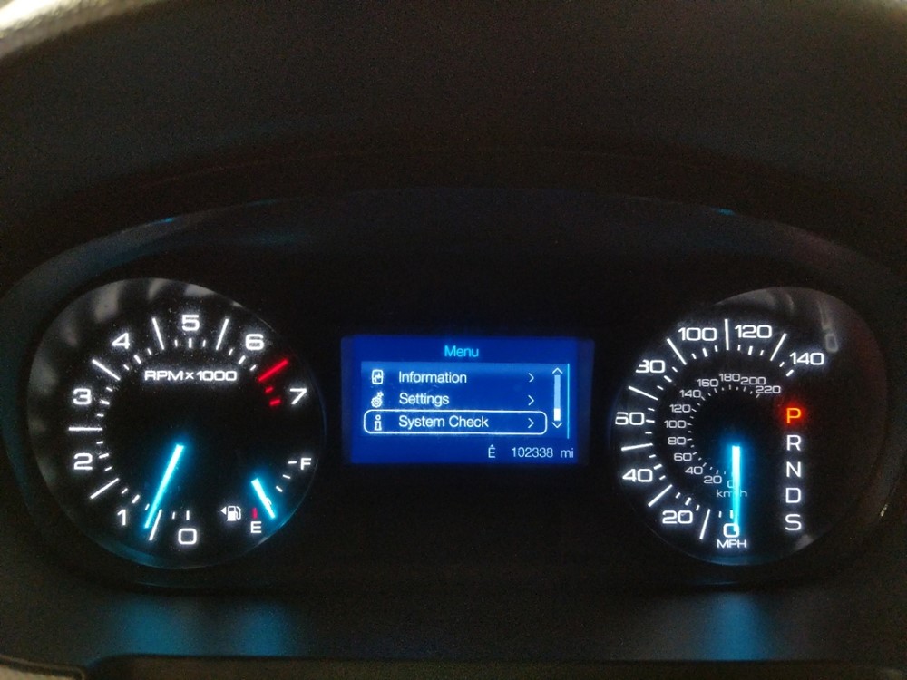 2013 Ford Edge - Odometer Close Up