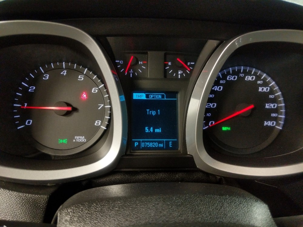 2016 Chevrolet Equinox - Odometer Close Up