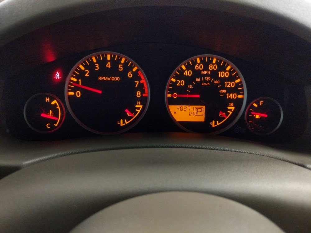 2011 Nissan Frontier - Odometer Close Up