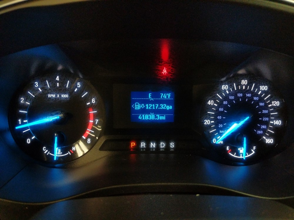 2016 Ford Fusion - Odometer Close Up