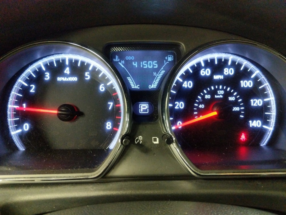 2017 Nissan Versa - Odometer Close Up