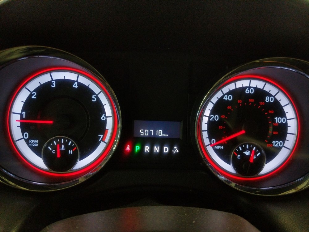 2017 Dodge Grand Caravan - Odometer Close Up