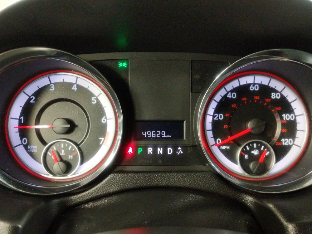 2017 Dodge Grand Caravan - Odometer Close Up
