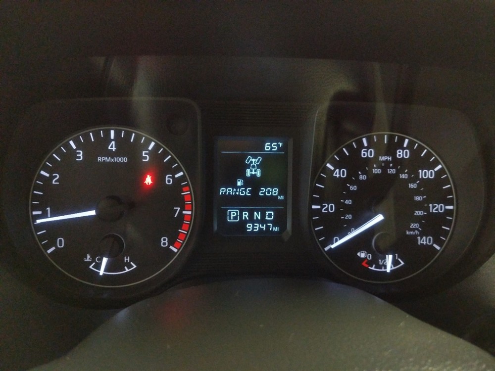 2017 Nissan TITAN Single Cab - Odometer Close Up