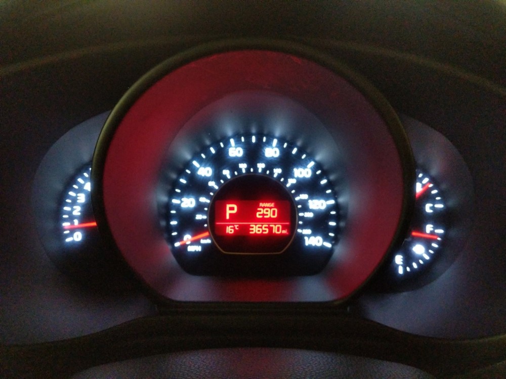 2017 Kia Soul - Odometer Close Up