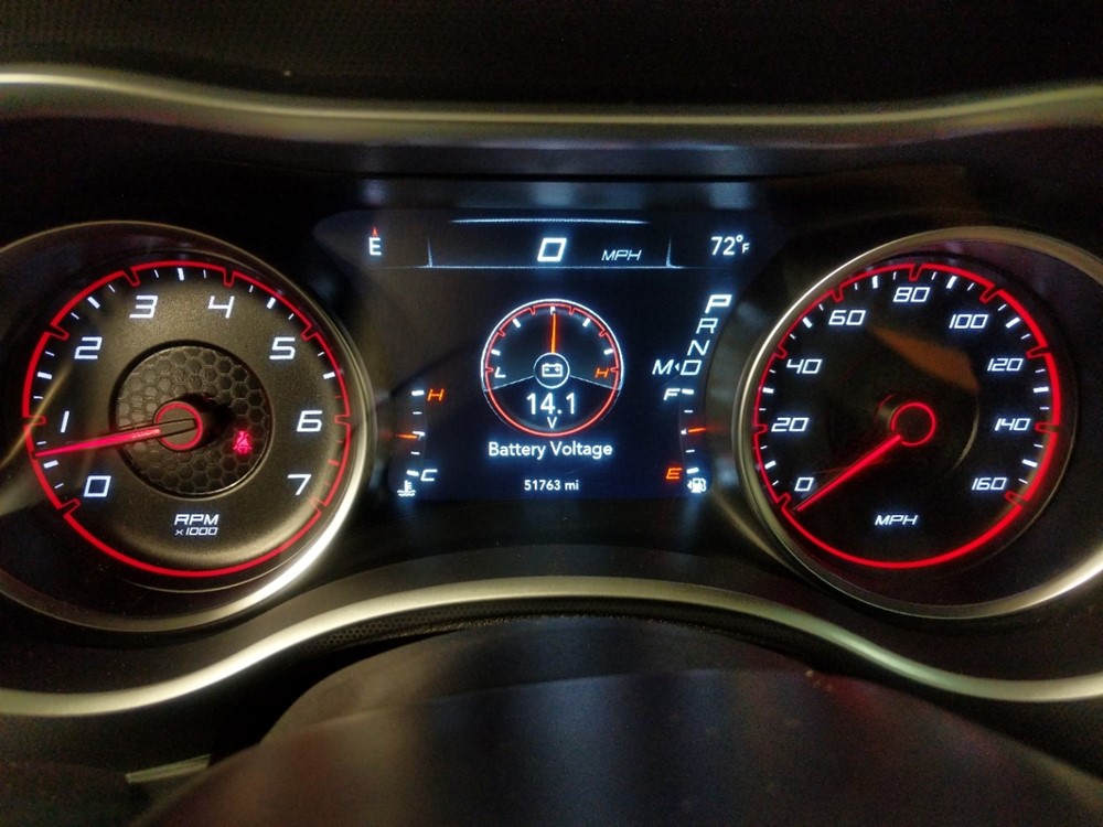 2017 Dodge Charger - Odometer Close Up