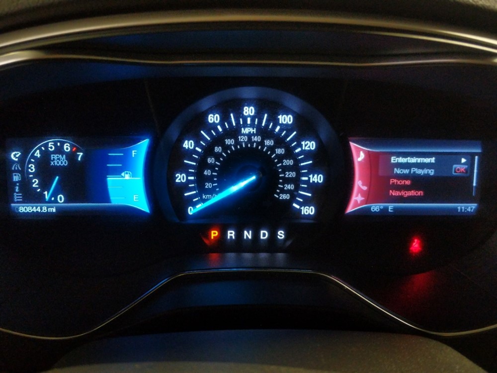 2014 Ford Fusion - Odometer Close Up