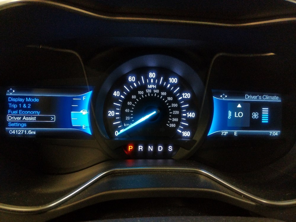 2016 Ford Fusion - Odometer Close Up
