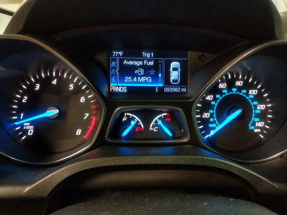 2014 Ford Escape - Odometer Close Up