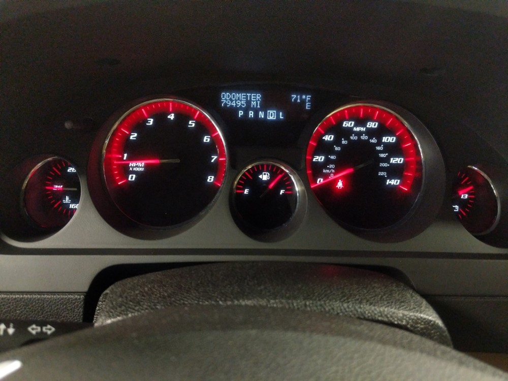 2012 GMC Acadia - Odometer Close Up