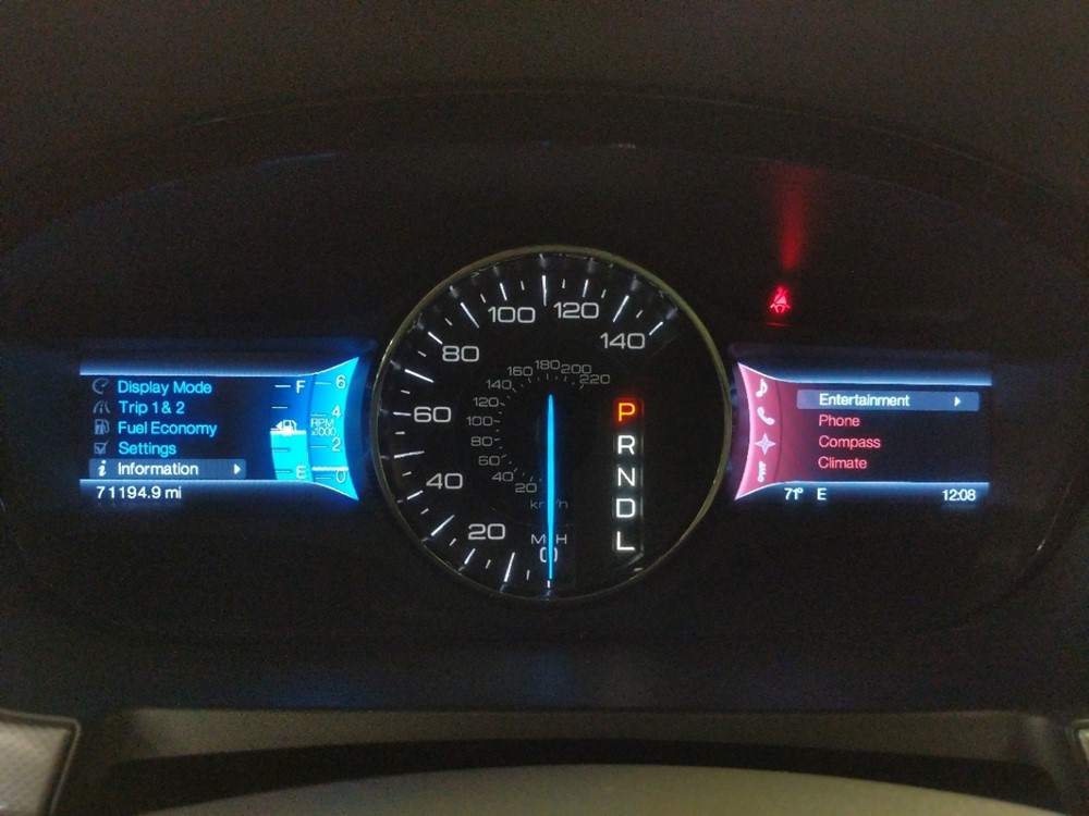 2012 Ford Edge - Odometer Close Up