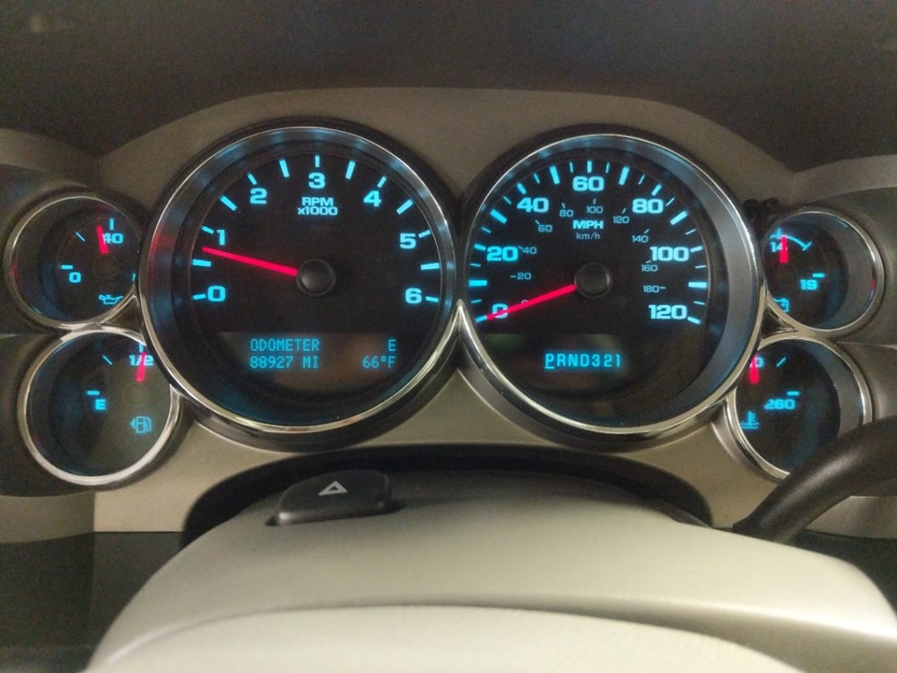 2012 GMC Sierra 1500 - Odometer Close Up