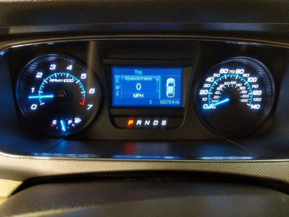 2016 Ford Taurus - Odometer Close Up