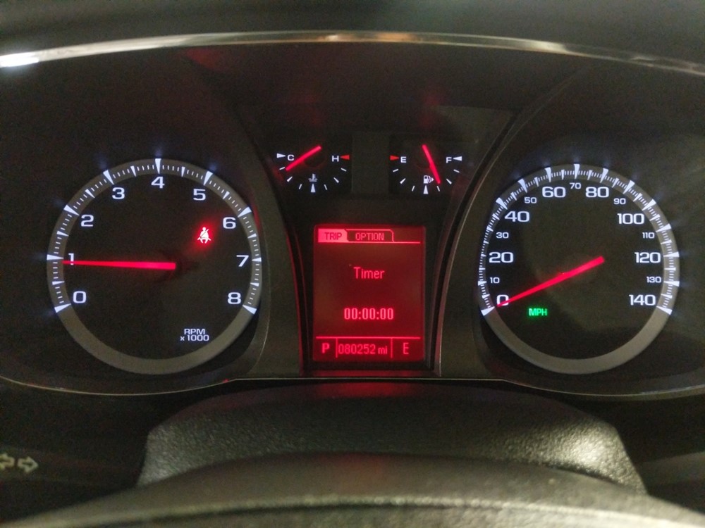 2013 GMC Terrain - Odometer Close Up