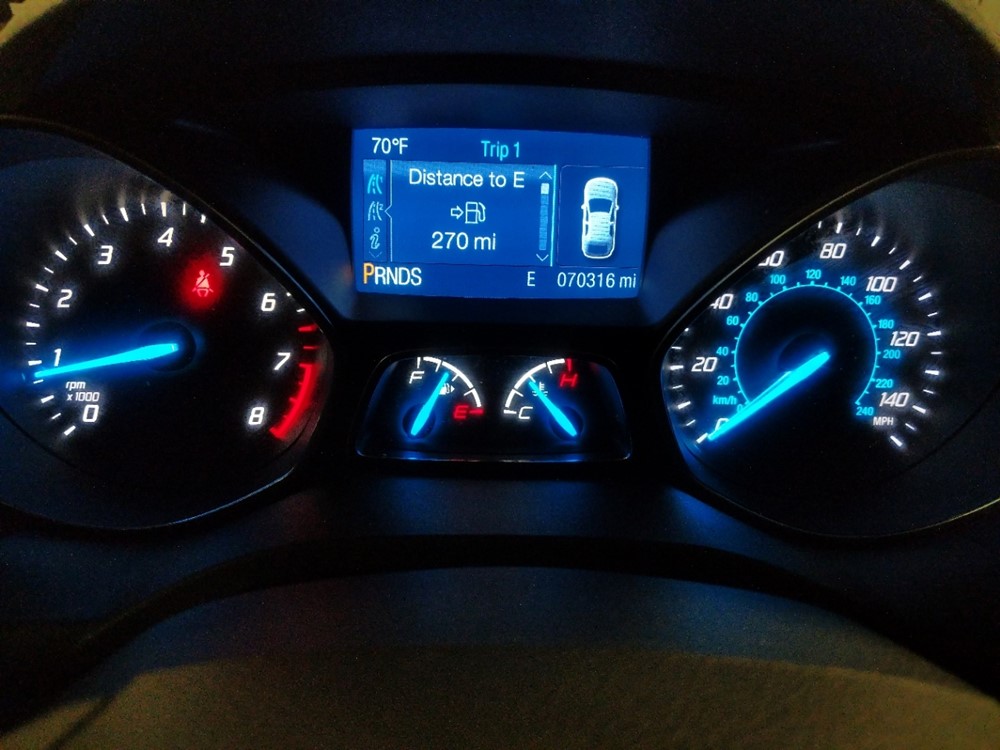 2014 Ford Escape - Odometer Close Up