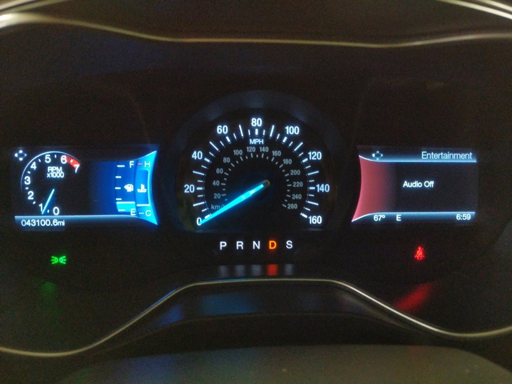 2016 Ford Fusion - Odometer Close Up