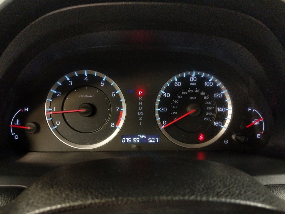 2012 Honda Accord - Odometer Close Up