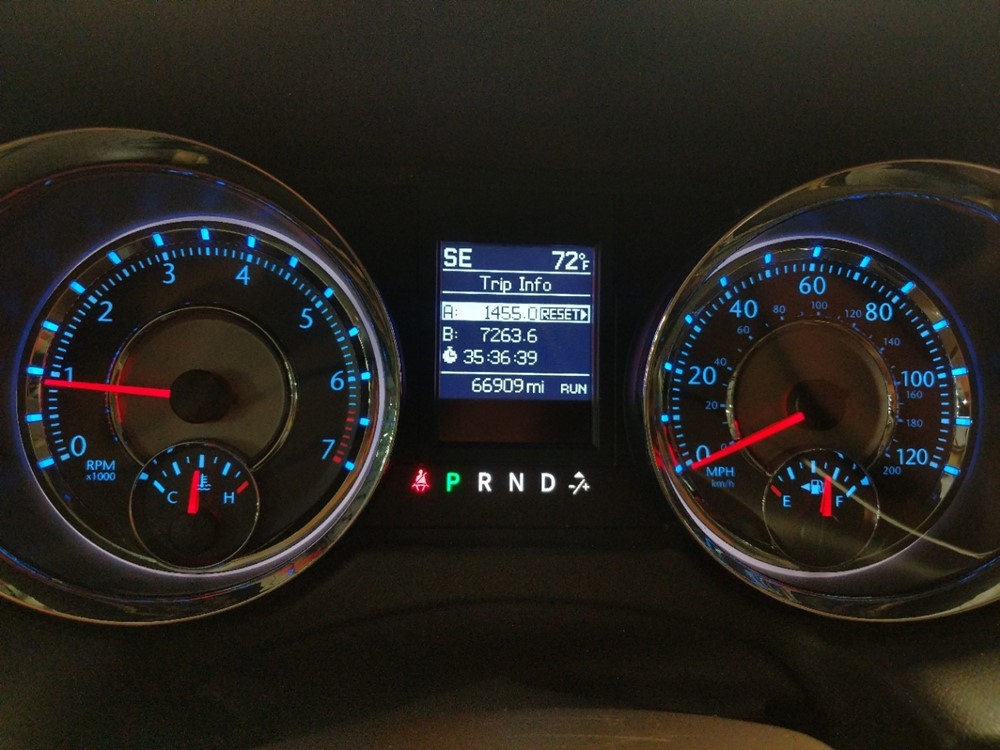 2013 Chrysler Town and Country - Odometer Close Up