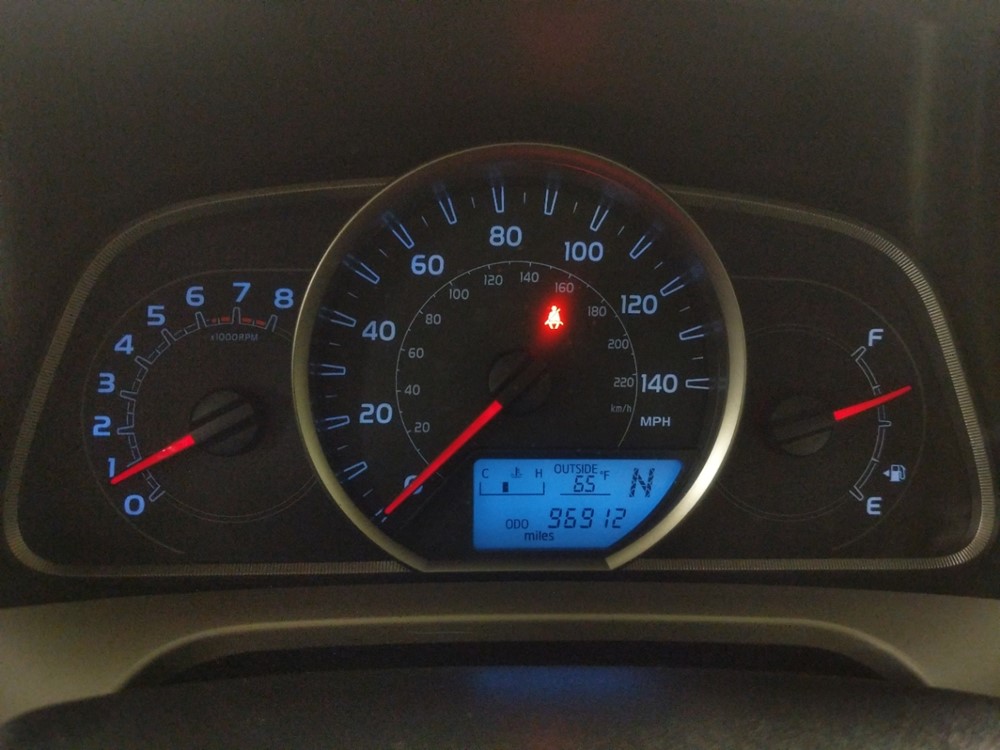 2015 Toyota RAV4 - Odometer Close Up