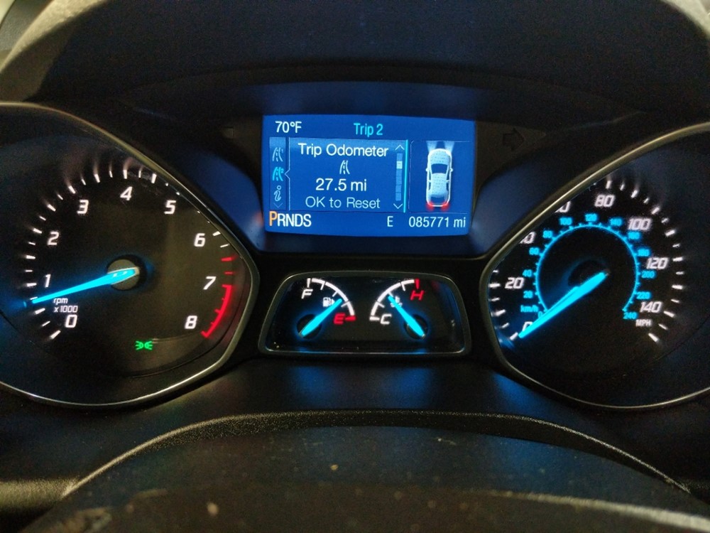 2014 Ford Escape - Odometer Close Up