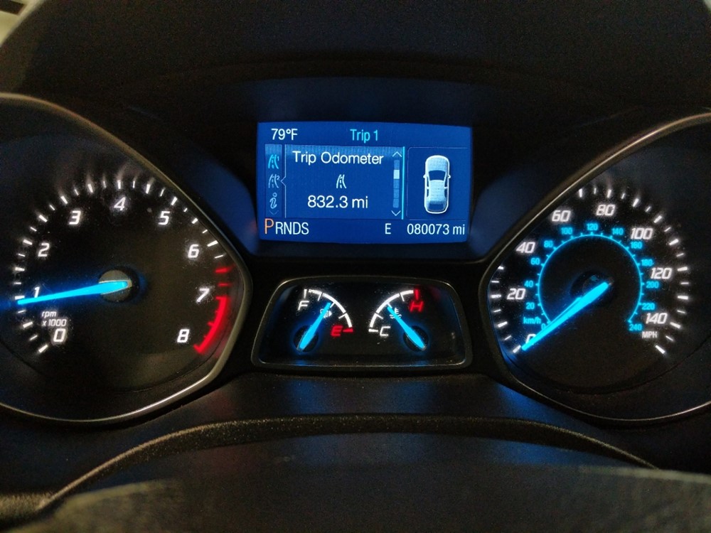 2013 Ford Escape - Odometer Close Up
