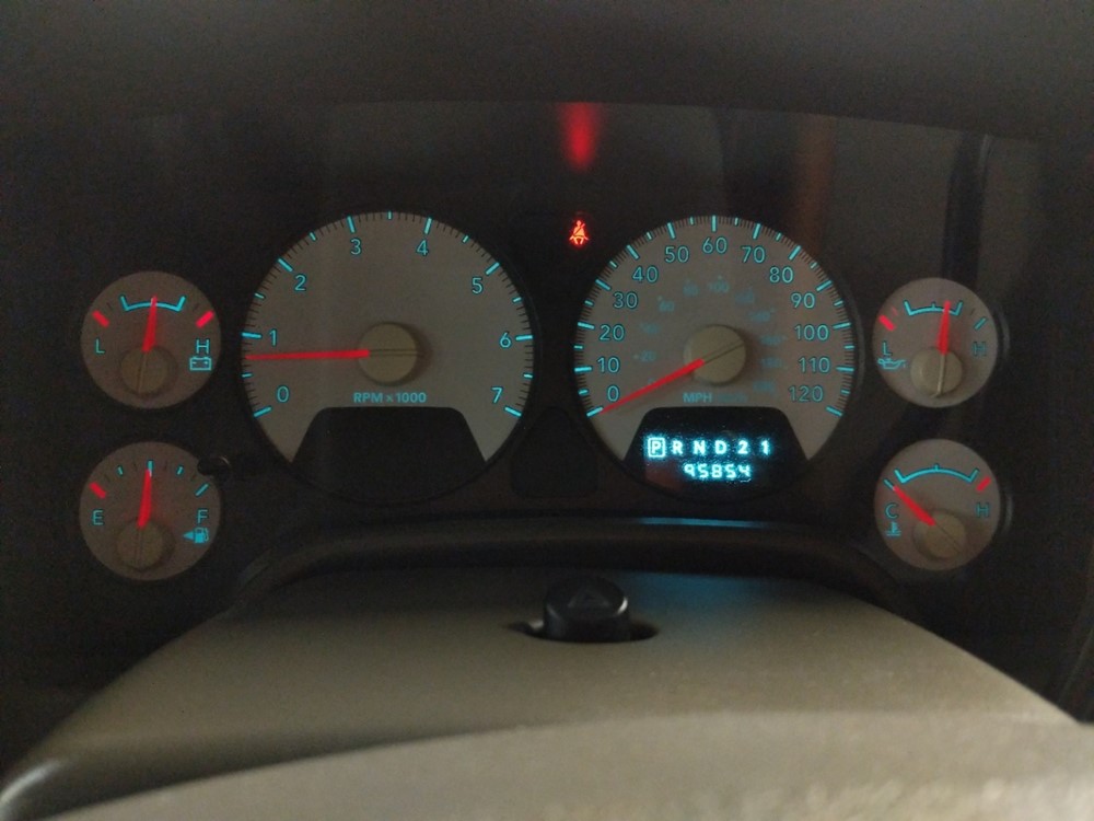 2008 Dodge Ram 1500 - Odometer Close Up