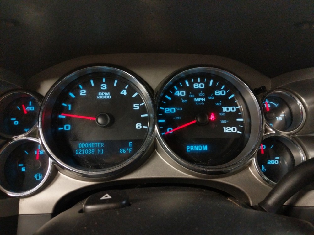 2011 Chevrolet Silverado 1500 - Odometer Close Up