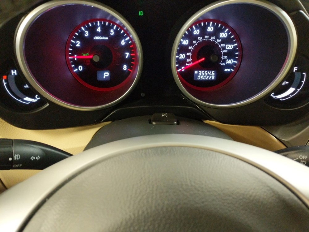 2011 Subaru Tribeca - Odometer Close Up