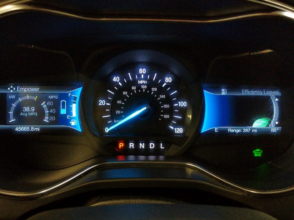 2017 Ford Fusion - Odometer Close Up