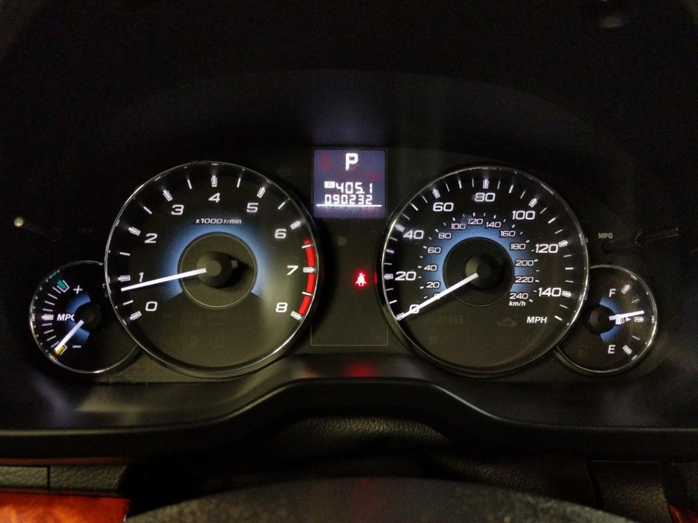 2010 Subaru Outback - Odometer Close Up