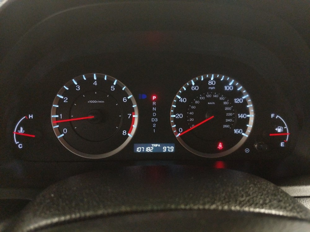 2012 Honda Accord - Odometer Close Up