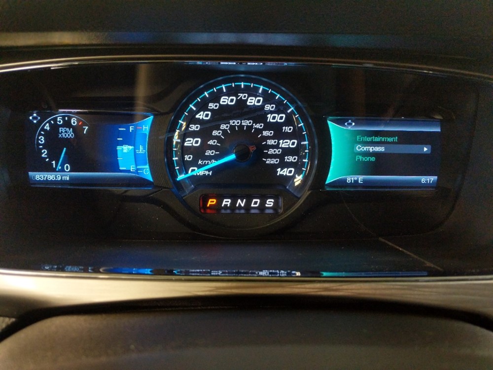 2015 Ford Taurus - Odometer Close Up
