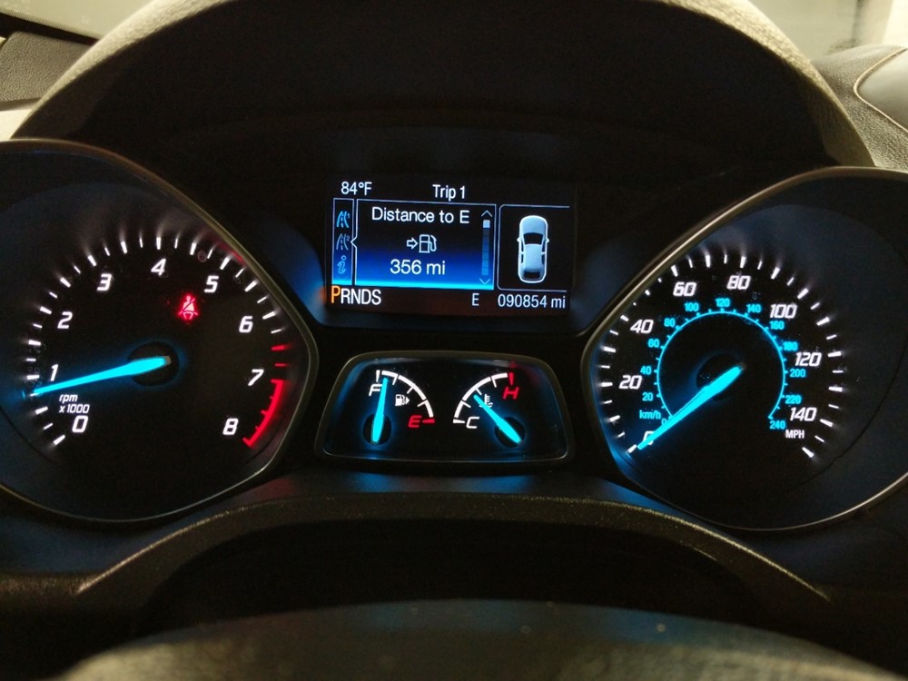 2016 Ford Escape - Odometer Close Up
