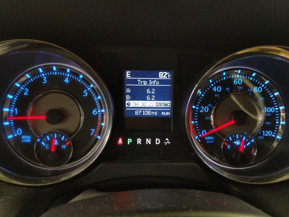 2011 Chrysler Town and Country - Odometer Close Up