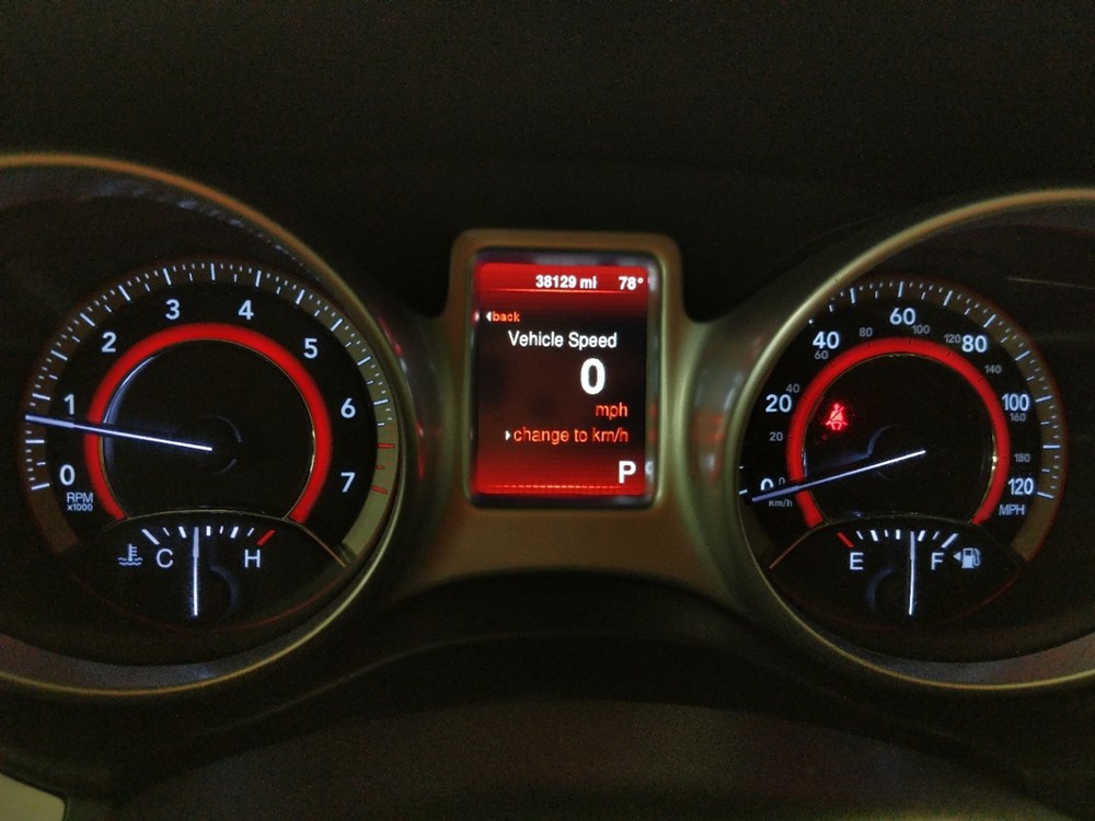 2016 Dodge Journey - Odometer Close Up