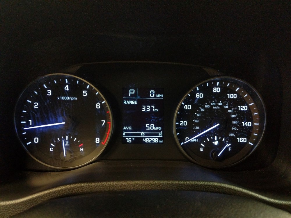 2017 Hyundai Elantra - Odometer Close Up