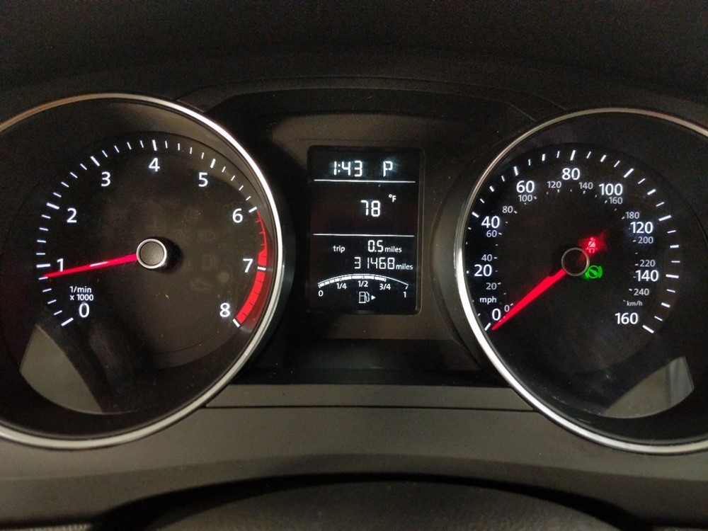 2016 Volkswagen Jetta - Odometer Close Up