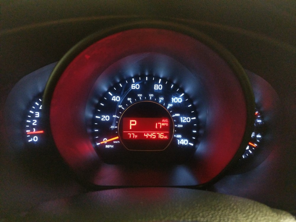 2014 Kia Soul - Odometer Close Up
