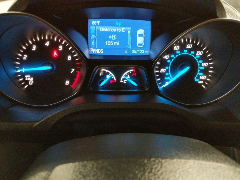 2015 Ford Escape - Odometer Close Up