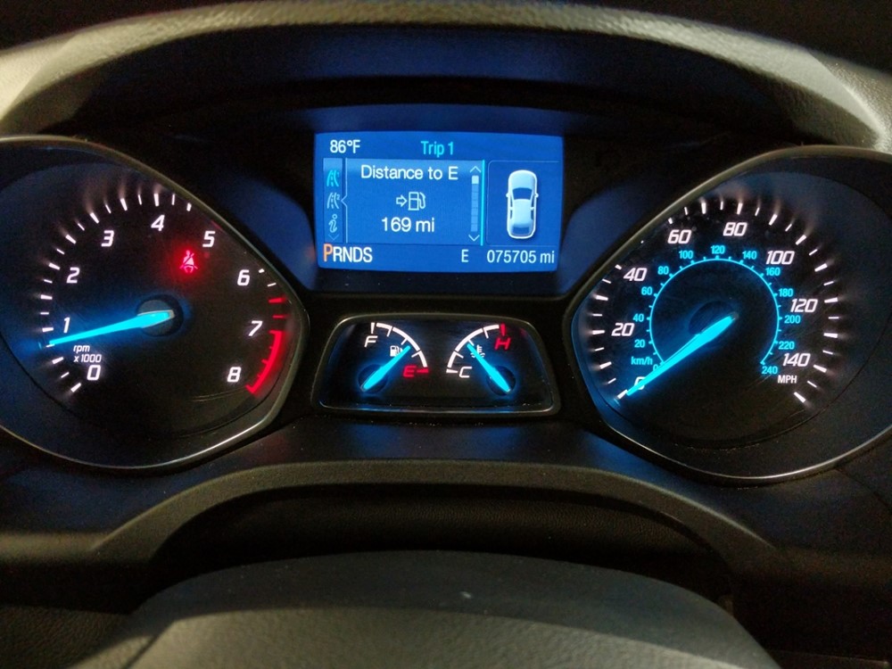 2015 Ford Escape - Odometer Close Up