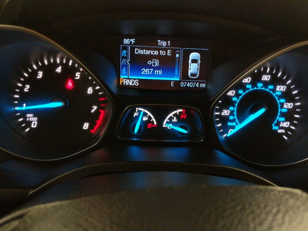 2016 Ford Escape - Odometer Close Up
