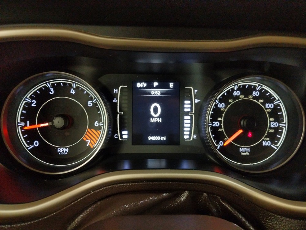 2014 Jeep Cherokee - Odometer Close Up