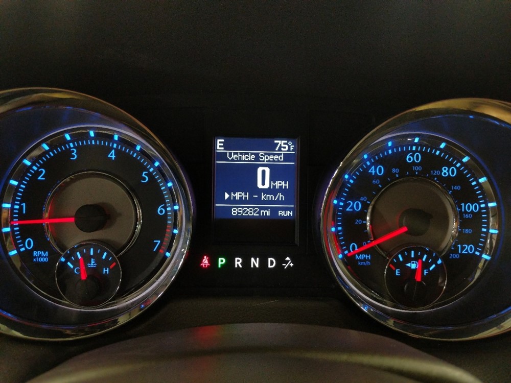 2012 Chrysler Town and Country - Odometer Close Up