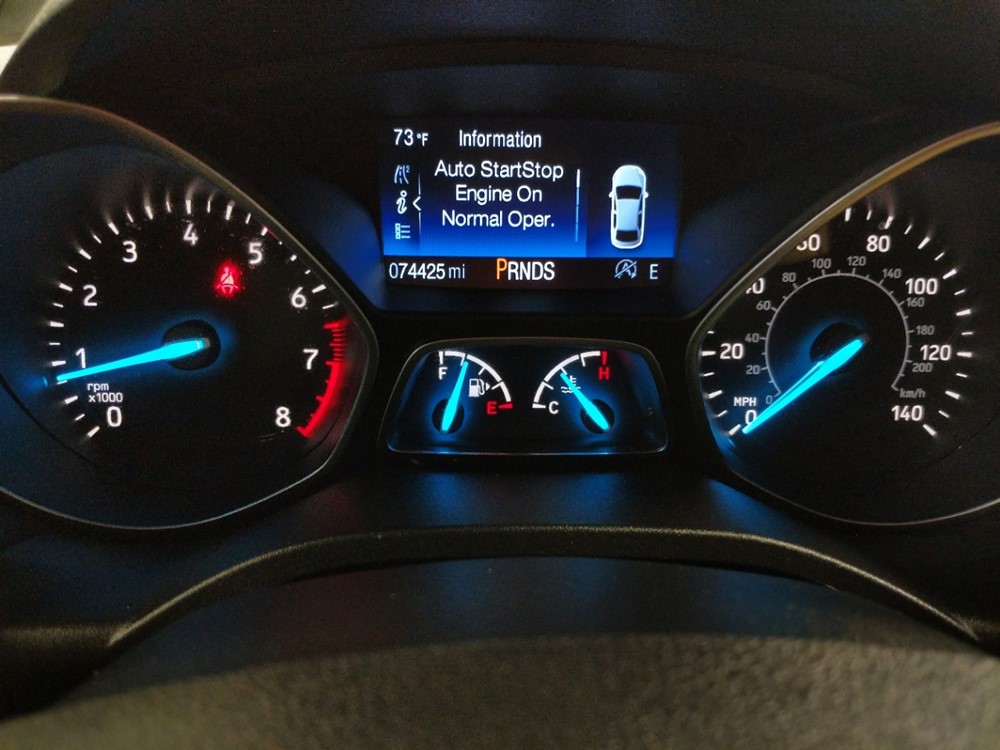 2017 Ford Escape - Odometer Close Up