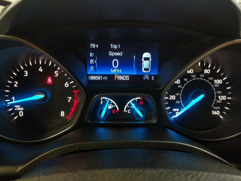 2017 Ford Escape - Odometer Close Up